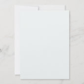 かわいいキツネカラフルベビーシャワー招待状 招待状 (裏面)