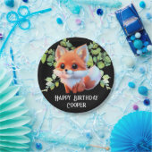 かわいいキツネスケッチ森林動物の森の友人 ペーパープレート (パーティー)