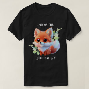 かわいいキツネスケッチ森林動物の森の友人 Tシャツ