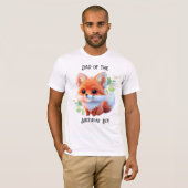 かわいいキツネスケッチ森林動物の森の友人 Tシャツ (正面フル)