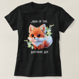 かわいいキツネスケッチ森林動物の森の友人 Tシャツ