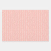 かわいいキツネズコレクションinブルーとピンク ラッピングペーパーシート (正面3)