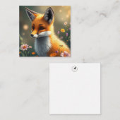 かわいいキツネノートカード ノートカード (正面/裏面)