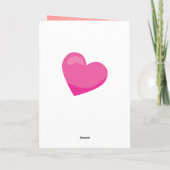 かわいいキツネバレンタインデーfor妻 シーズンカード (裏面)