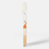 かわいいキツネ付き着物 Case-Mate iPhoneケース (裏面 / 左)