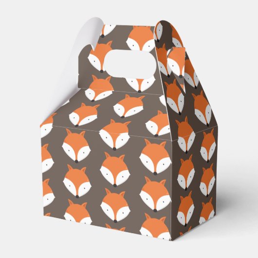 かわいいキツネ動物 フェイバーボックス (裏面サイド)