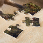 かわいいキツネ家族 ジグソーパズル (側面)