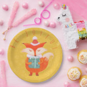 かわいいキツネ紙プレートバイドリームライクヒルストア ペーパープレート (パーティー)