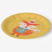 かわいいキツネ紙プレートバイドリームライクヒルストア ペーパープレート (アングル)