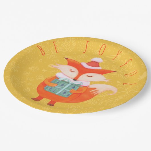 かわいいキツネ紙プレートバイドリームライクヒルストア ペーパープレート