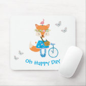 かわいいキツネ、おもしろいの子供の マウスパッド (マウス)