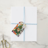 かわいいキツネ、アライグマ、ウサギのクリスマス記念品 ギフトタグ (より糸付き)