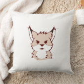 かわいいキツネ クッション (ブランケット)