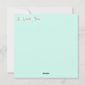 かわいいキツネ シーズンカード (裏面)