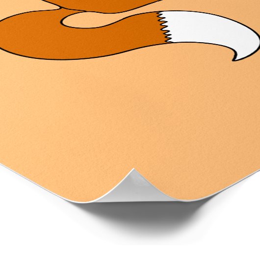 かわいいキツネ ポスター (角)