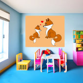 かわいいキツネ ポスター