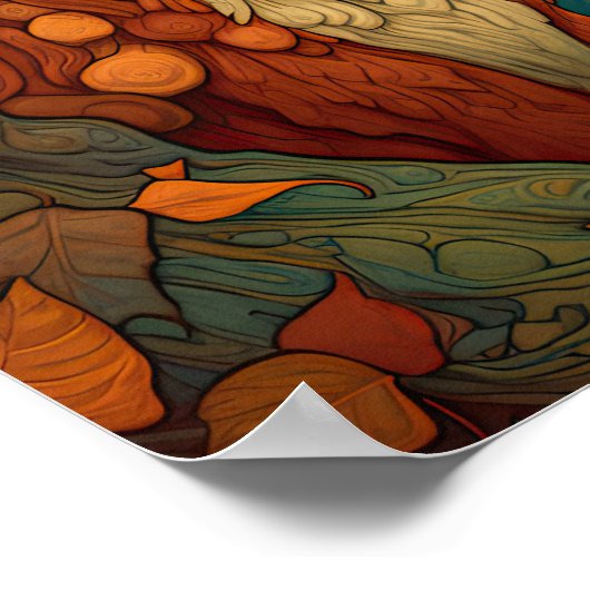 かわいいキツネ ポスター (角)