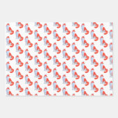 かわいいキツネ ラッピングペーパーシート (正面)