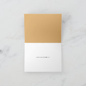 かわいいキツネ |動物の赤ちゃんシャワー サンキューカード (内部)