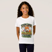 かわいいキツネTシャツ | キッズ Tシャツ (正面フル)