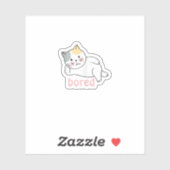 かわいいキティキャット動物がいるので退屈しのぎ シール (シート)