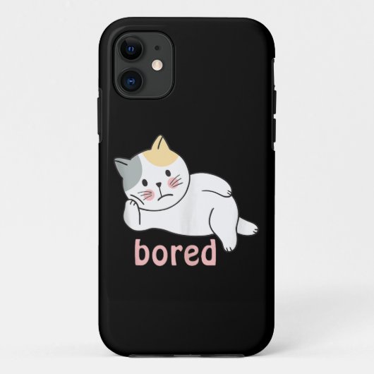 かわいいキティキャット動物がいるので退屈しのぎ Case-Mate iPhoneケース (裏面)