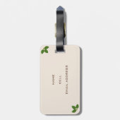 かわいいキティキャット&ベイ葉ズ ラゲッジタグ (裏面縦)