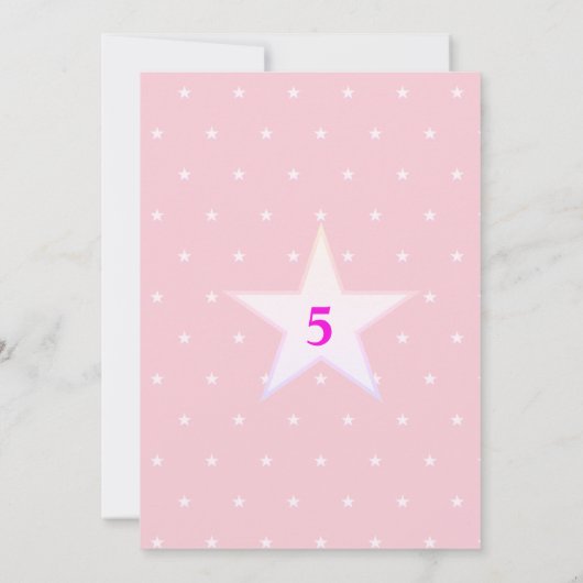 かわいいキティコーン誕生日パーティー 招待状 (裏面)