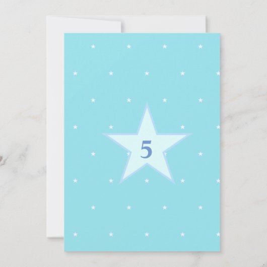 かわいいキティコーン誕生日パーティー 招待状 (裏面)