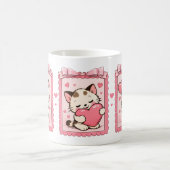 かわいいキティラブマグカップ コーヒーマグカップ (中央)