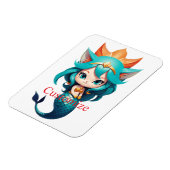 かわいいキティー猫人魚サンダーコーブ マグネット (左側)