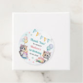かわいいキティ猫1歳の誕生日パーティー フェイバータグ (インサイチュ)