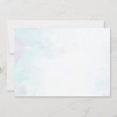 かわいいキティ猫2nd誕生日パーティー写真 招待状 (裏面)