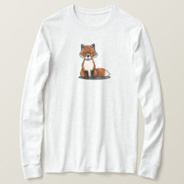 かわいいキニアートフォックスシャツ Tシャツ
