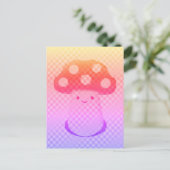 かわいいキノコのアート ポストカード (スタンド正面)