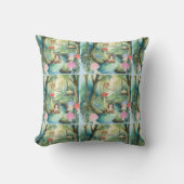 かわいいキノコの人と友人の毛布 クッション (正面)