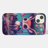 かわいいキノコの鹿のファンタジー Case-Mate iPhone カバー (裏面横)