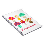 かわいいキノコレシピ手帳 ノートブック (右側)