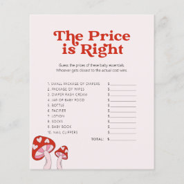 かわいいキノコ赤ちゃんシャワー – ゲーム – 価格を推測