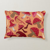 かわいいキノコ アクセントクッション (裏面)