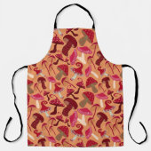 かわいいキノコ エプロン (正面)