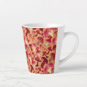 かわいいキノコ カフェラテマグ (右)