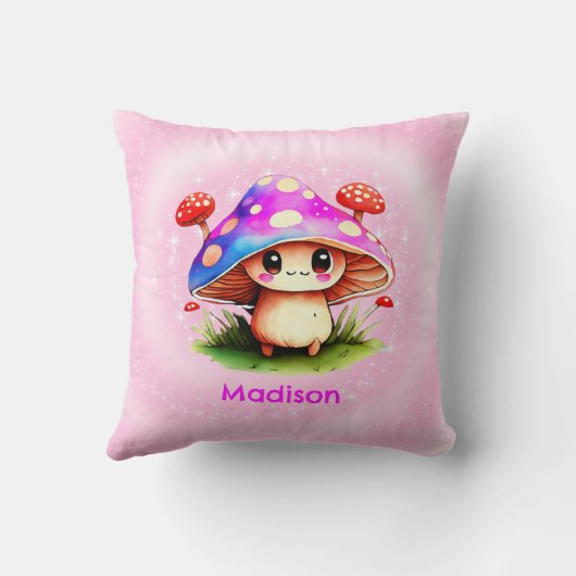 かわいいキノコ クッション (裏面)