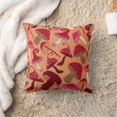 かわいいキノコ クッション (ブランケット)