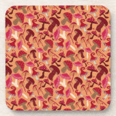 かわいいキノコ コースター (正面)