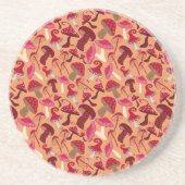 かわいいキノコ コースター (正面)