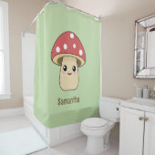 かわいいキノコ シャワーカーテン (インサイチュ)