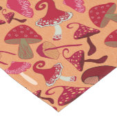 かわいいキノコ ショートテーブルランナー (コーナー)