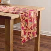 かわいいキノコ ショートテーブルランナー (インサイチュ)