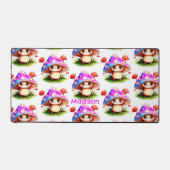 かわいいキノコ デスクマット (正面)